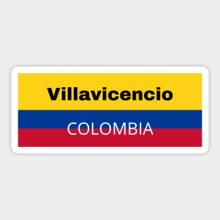 Villavicencio City in Colombian Flag Sticker